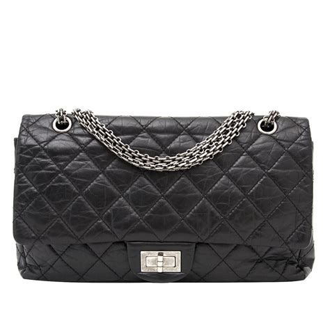 chanel so black reissue 227|Chanel 2.55 bag.